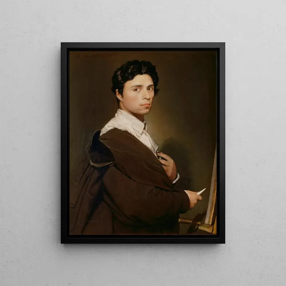 Maalaus Autoportrait à vingt - quatre ans - Jean - Auguste - Dominique Ingres | Taidetuloste