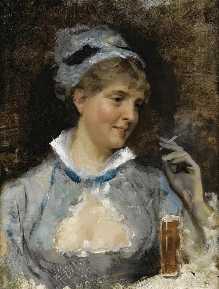 Maalaus Baarista - Albert Edelfelt | Taidetuloste