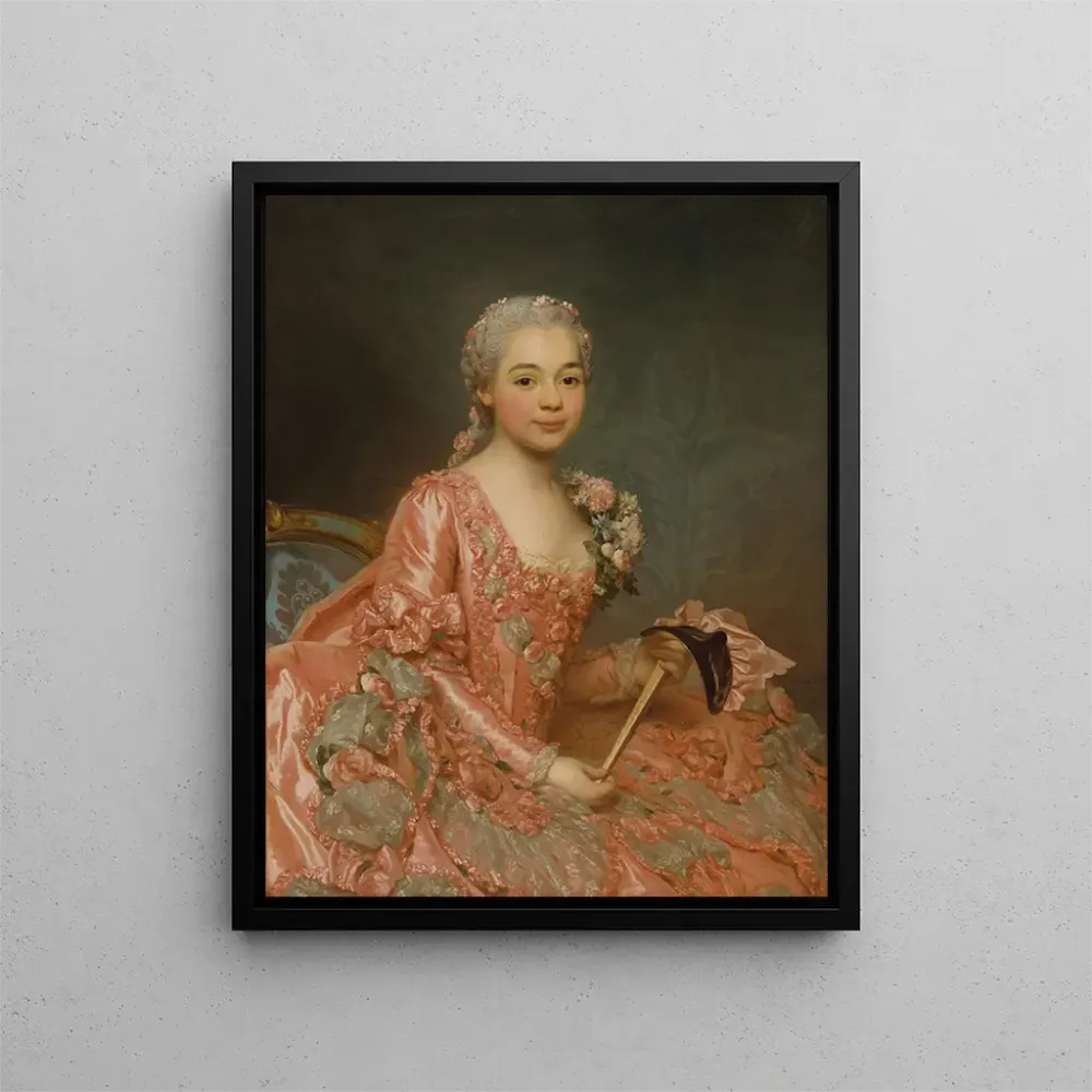 Maalaus Baroness de Neubourg Cromire - Alexander Roslin | Taidetuloste