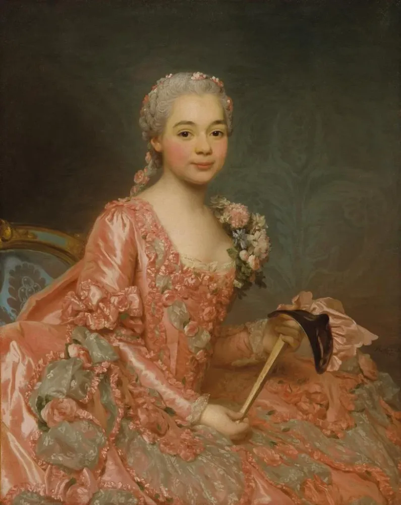 Maalaus Baroness de Neubourg Cromire - Alexander Roslin | Taidetuloste