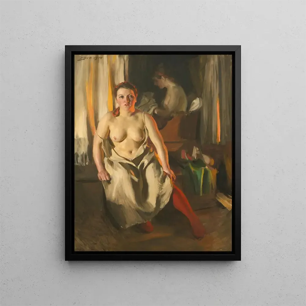 Maalaus Bas rouges - Anders Zorn | Taidetuloste