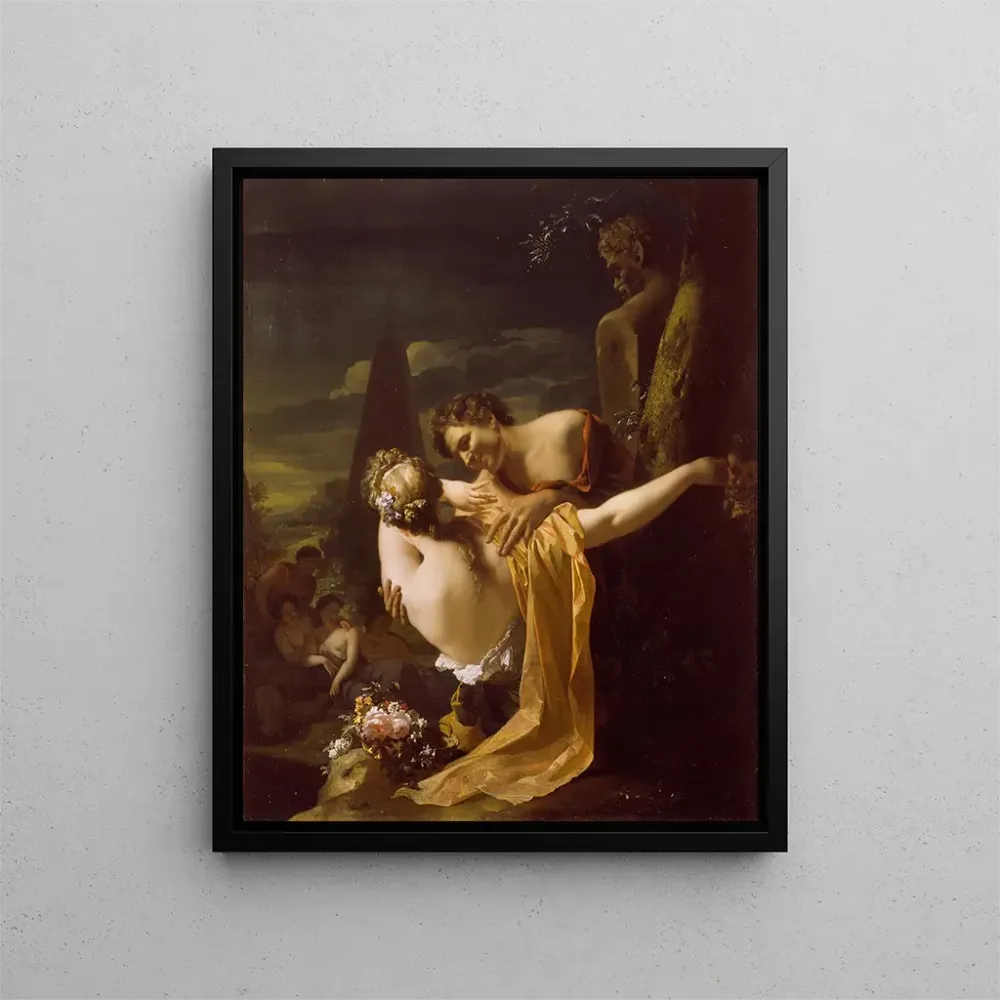 Maalaus Berger ja bergère - Adriaen van der Werff | Taidetuloste