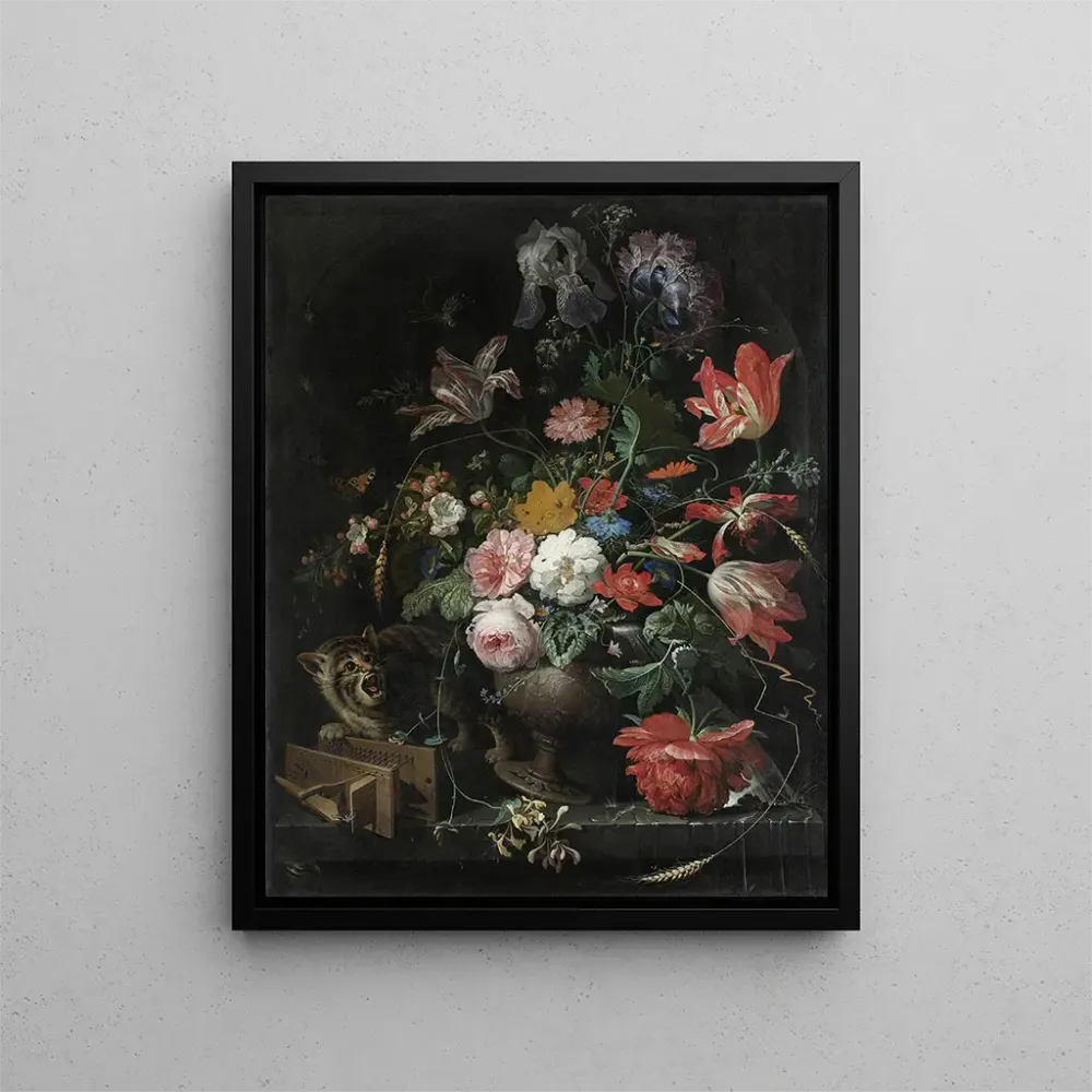 Maalaus Le Bouquet renversé - Abraham Mignon | Taidetuloste