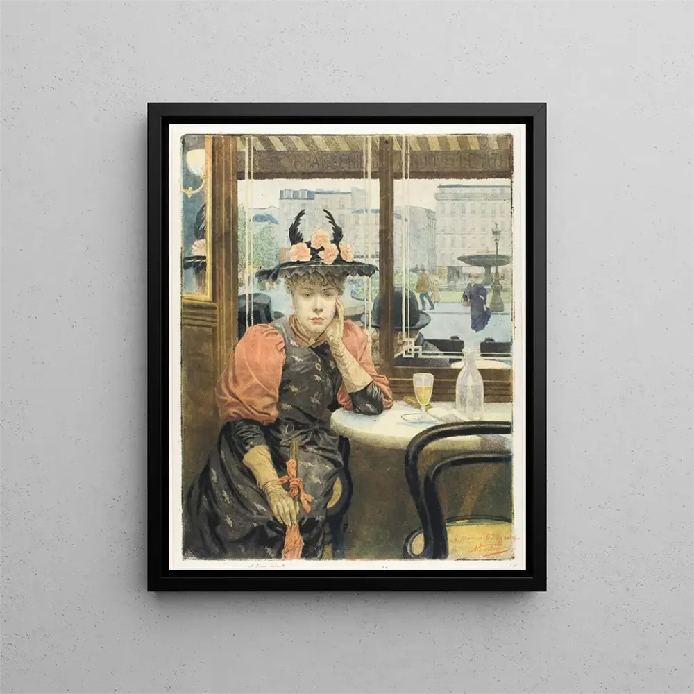Maalaus Le buveur d'absinthe - Albert-Emmanuel Bertrand | Taidetuloste