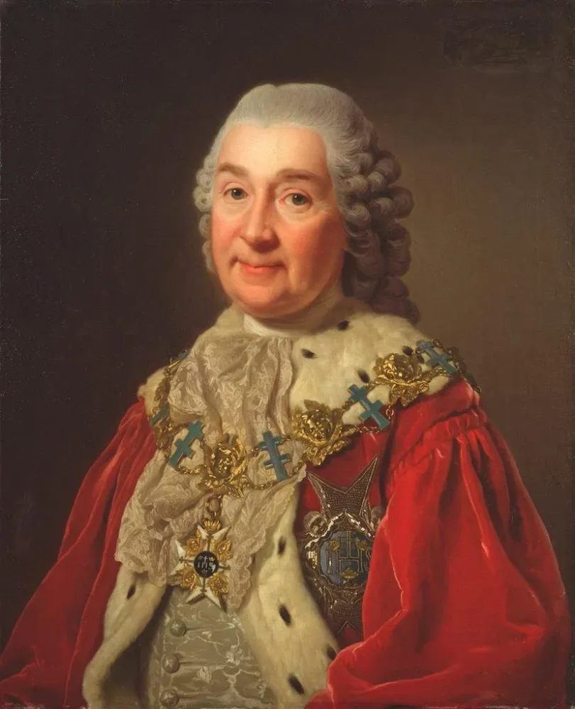 Maalaus Carl Fredrik Scheffer 1715-1786 kreivi ja valtioneuvos - Alexander Roslin | Taidetuloste