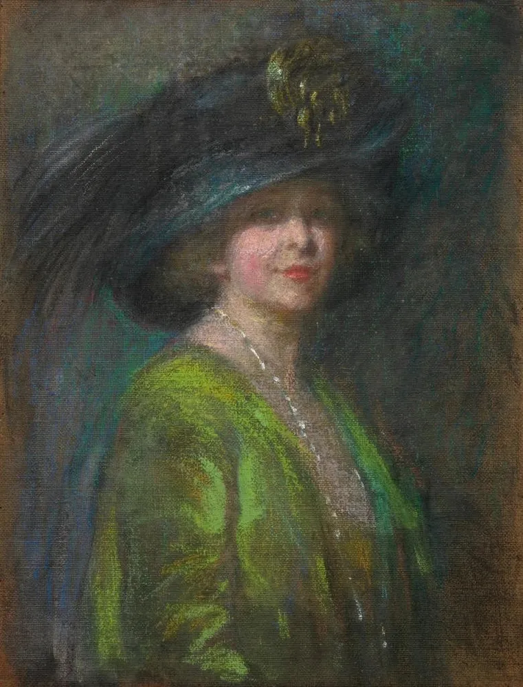 Maalaus Chapeau et ombre - Alice Pike Barney | Taidetuloste