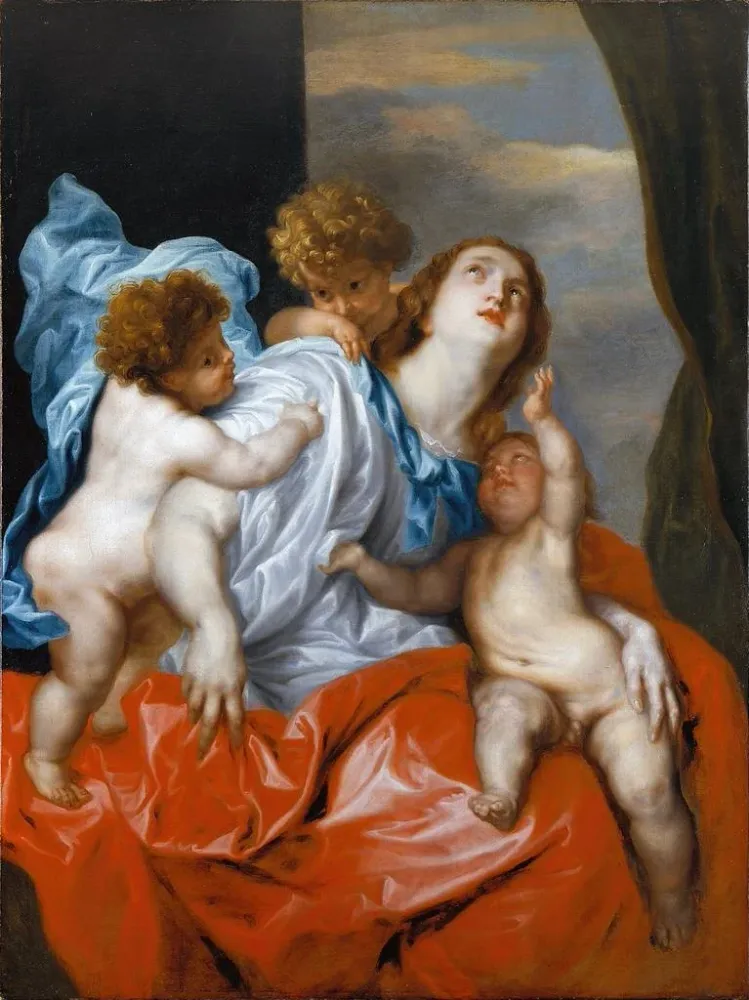 Maalaus Charité - Antoine van Dyck | Taidetuloste