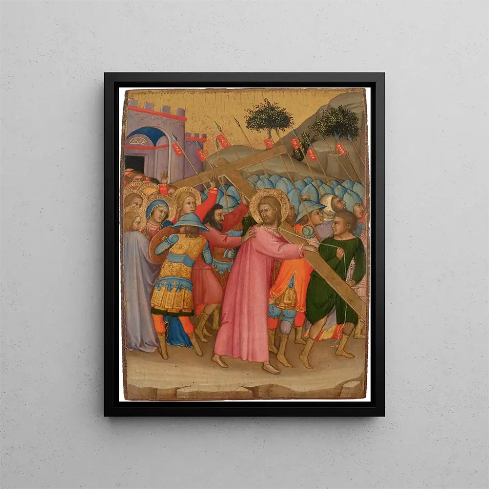 Maalaus Le chemin du Calvaire - Andrea di Bartolo | Taidetuloste