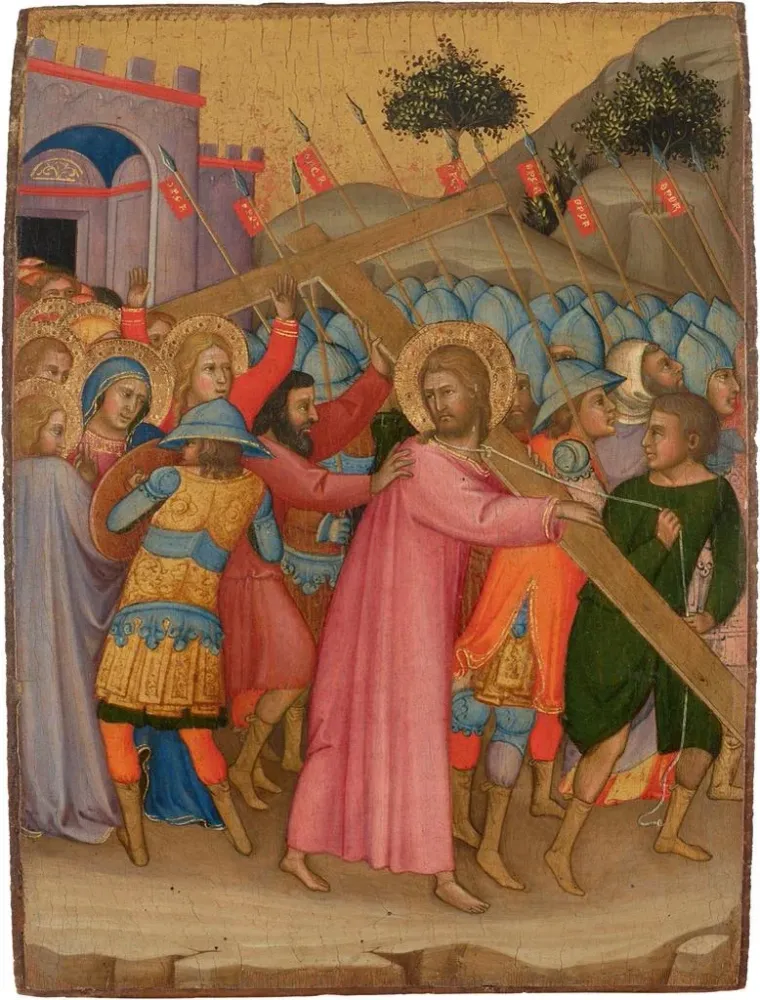 Maalaus Le chemin du Calvaire - Andrea di Bartolo | Taidetuloste