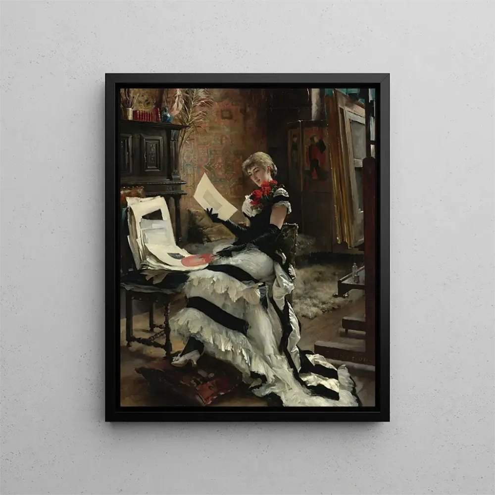 Maalaus Chez Lartiste Les Gravures - Albert Edelfelt | Taidetuloste