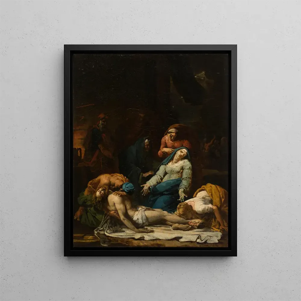 Maalaus Le Christ descendu de la Croix - Alexandre-Charles Guillemot | Taidetuloste