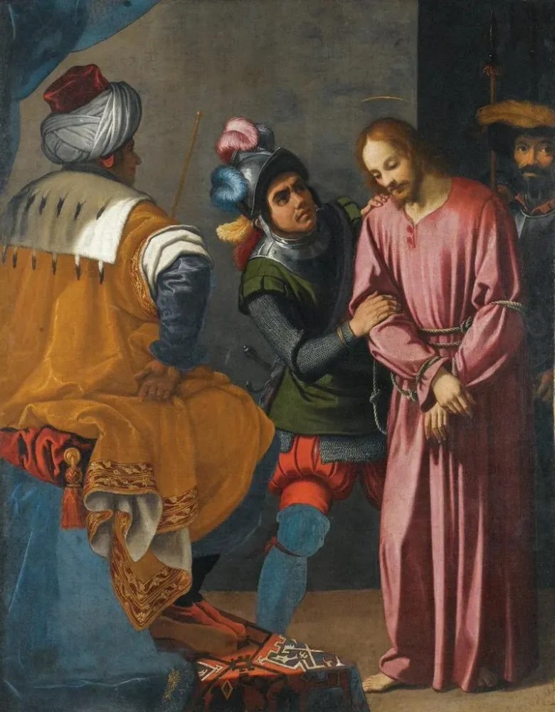 Maalaus Le Christ devant Pilate - Agostino Ciampelli | Taidetuloste