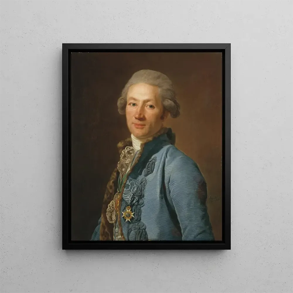 Maalaus Christopher Bogislaus Zibet - Alexander Roslin | Taidetuloste
