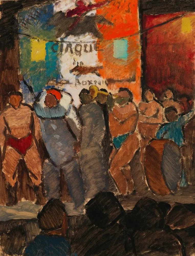 Maalaus Cirque à Paris - Alvar Cawén | Taidetuloste