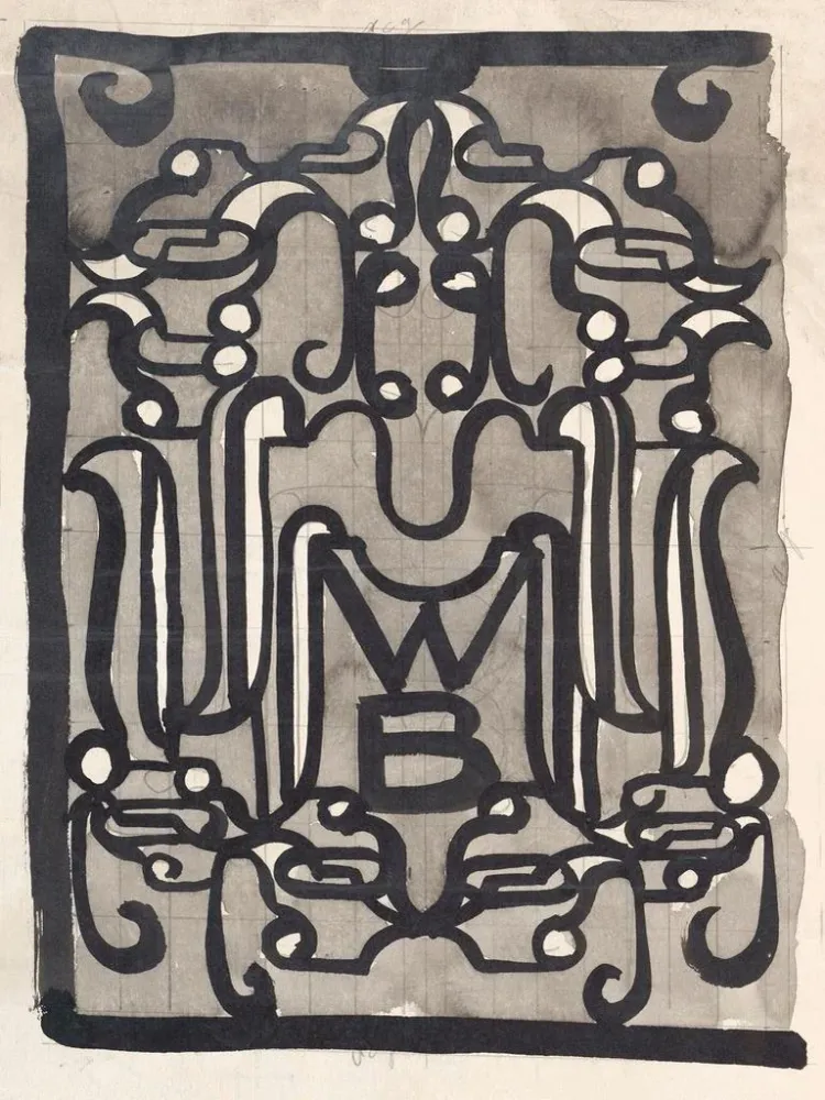 Maalaus Conception d'un vignet pour la Wereldbibliotheek - Carel Adolph Lion Cachet | Taidetuloste