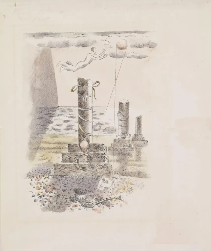 Maalaus Conception pour l'urne funéraire de la tristesse - Paul Nash | Taidetuloste