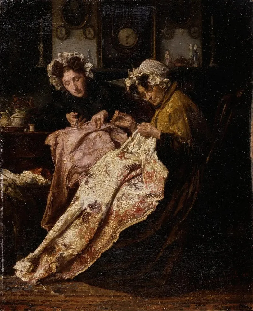 Maalaus La couturière - Alexander Hugo Bakker Korff | Taidetuloste