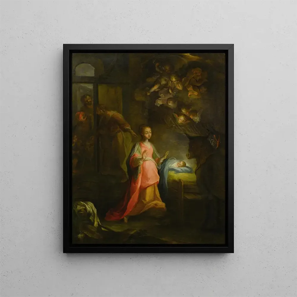 Maalaus La crèche - Après Federico Barocci | Taidetuloste