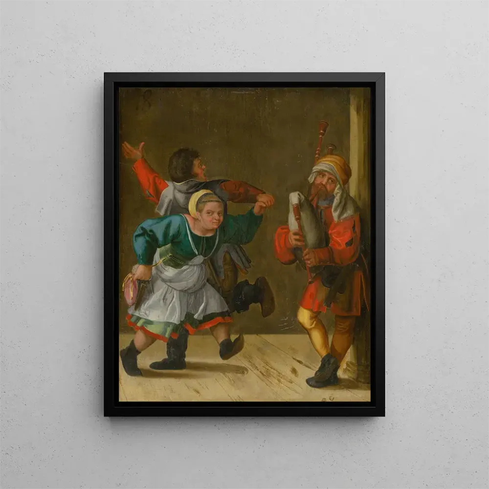 Maalaus Danse du village - Anonyymi | Taidetuloste