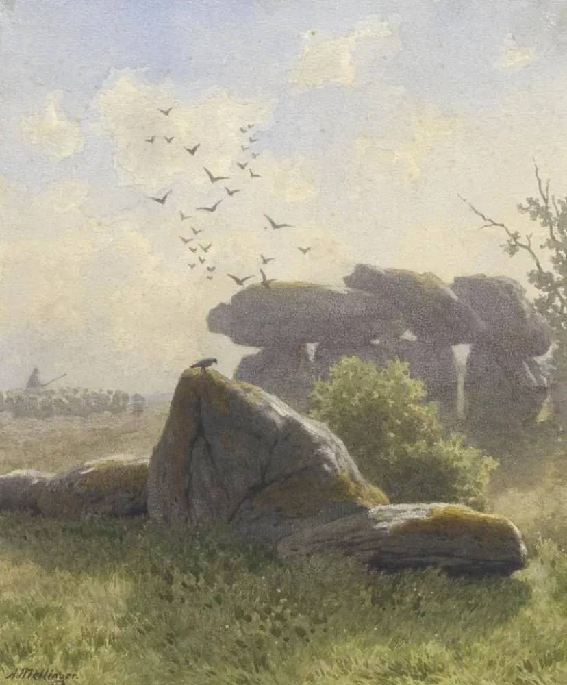 Maalaus Dolmen - Alexander Mollinger | Taidetuloste