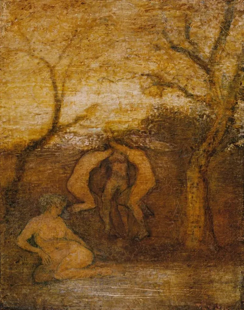 Maalaus Dryades dansantes - Albert Pinkham Ryder | Taidetuloste