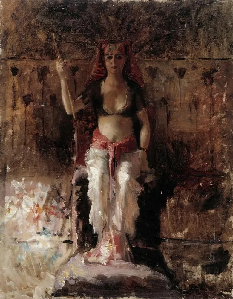 Maalaus Egyptiläinen kuningatar - Albert Edelfelt | Taidetuloste