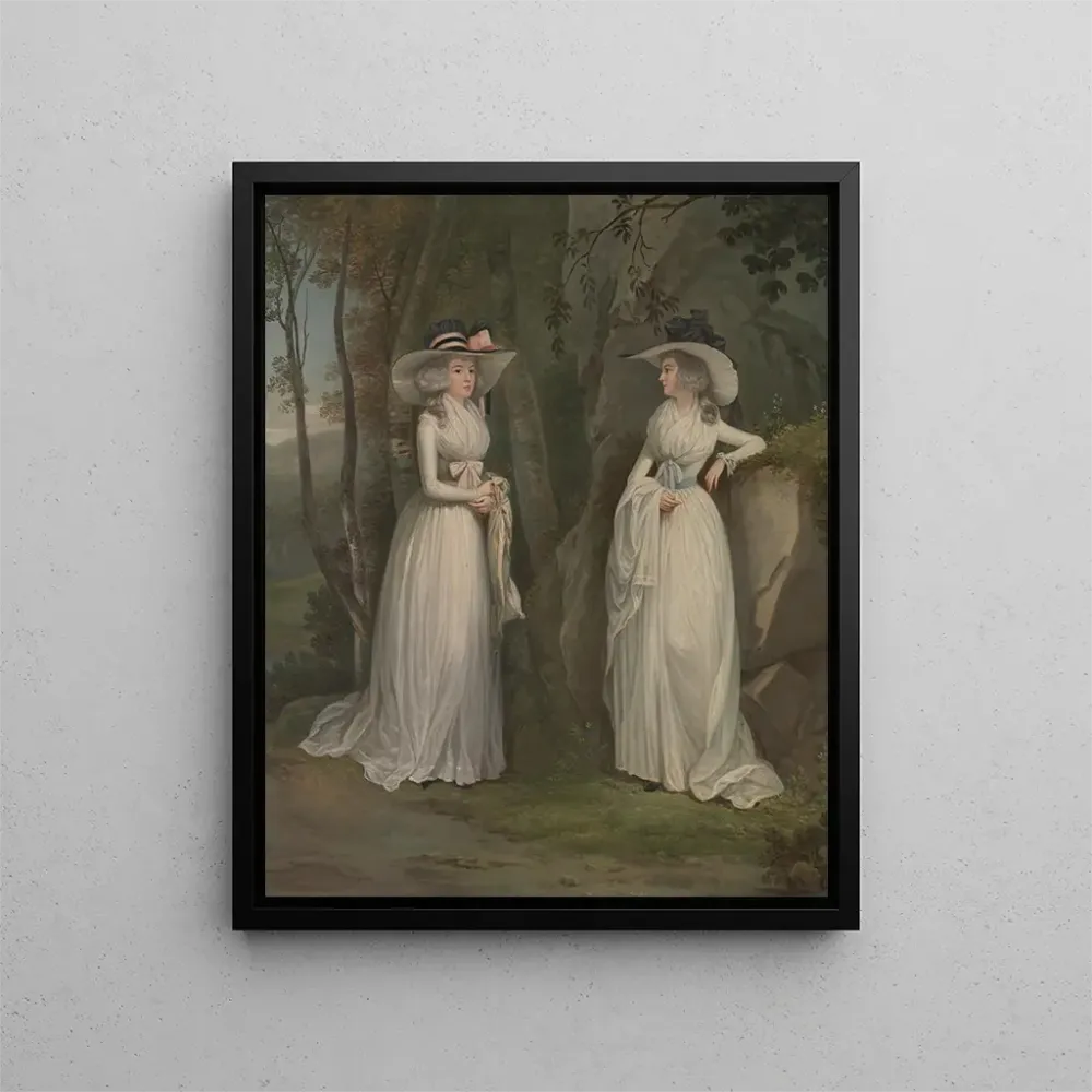 Maalaus Eleanor ja Margaret Ross - Alexander Nasmyth | Taidetuloste