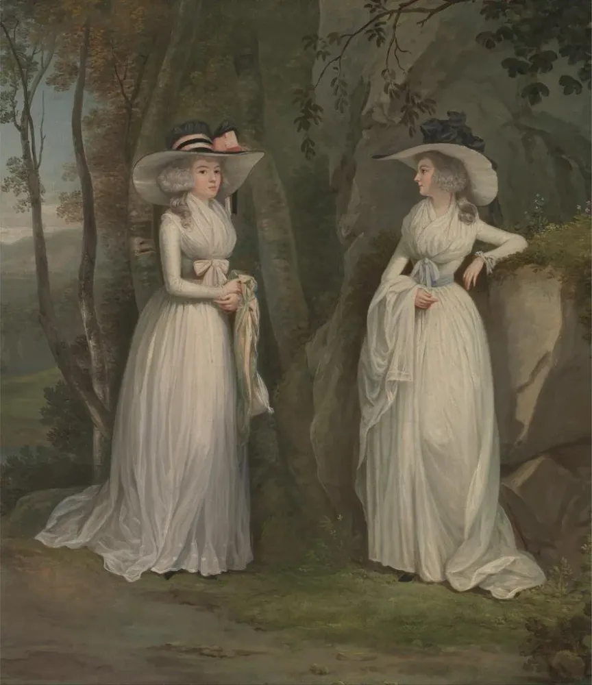 Maalaus Eleanor ja Margaret Ross - Alexander Nasmyth | Taidetuloste