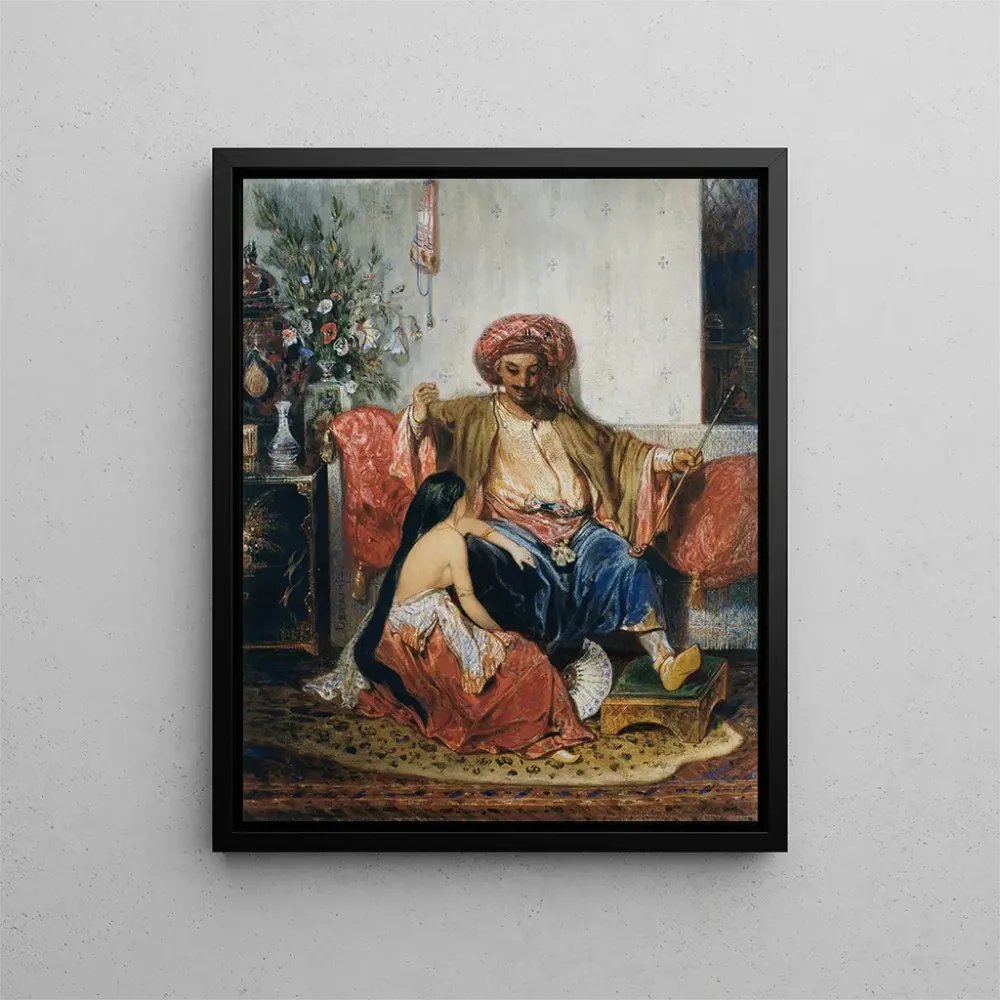 Maalaus Le favori du pacha - Alexandre-Gabriel Decamps | Taidetuloste