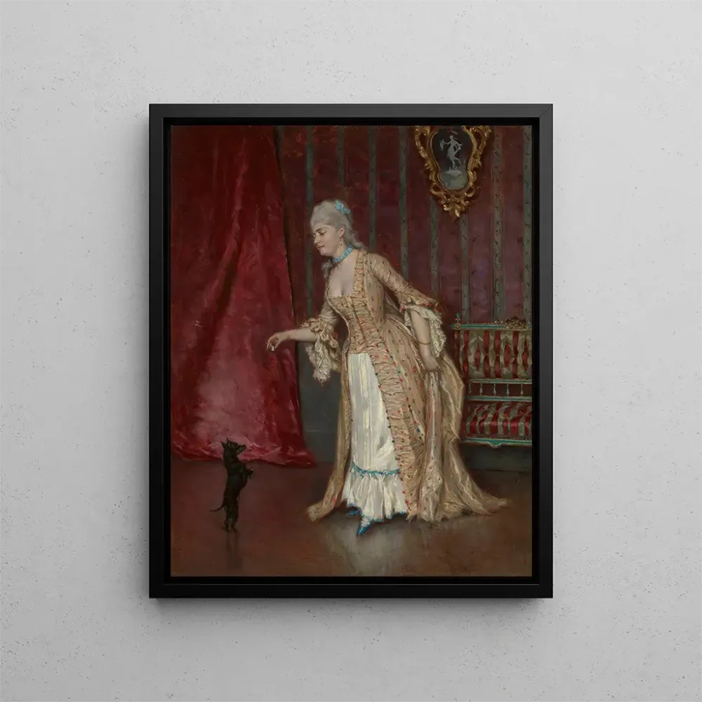 Maalaus Figure debout d'une femme - Alfred Stevens | Taidetuloste