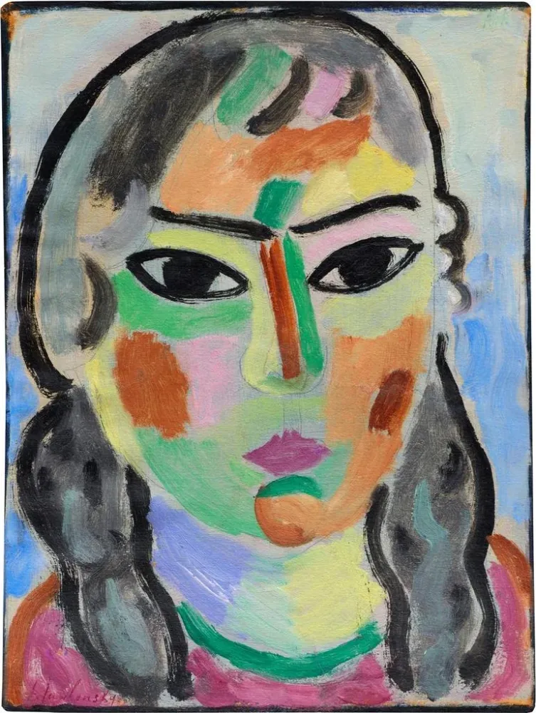 Maalaus Fille - Alexej von Jawlensky | Taidetuloste