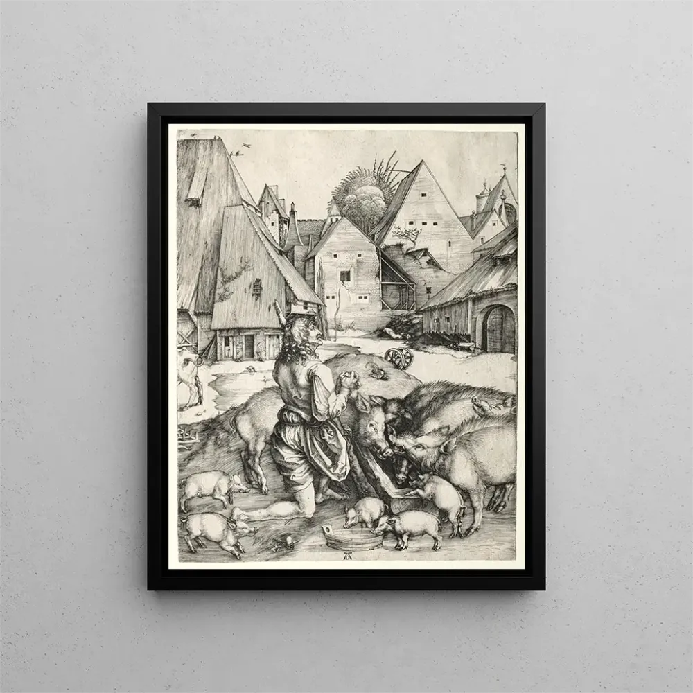 Maalaus Le fils prodigue - Albrecht Dürer | Taidetuloste