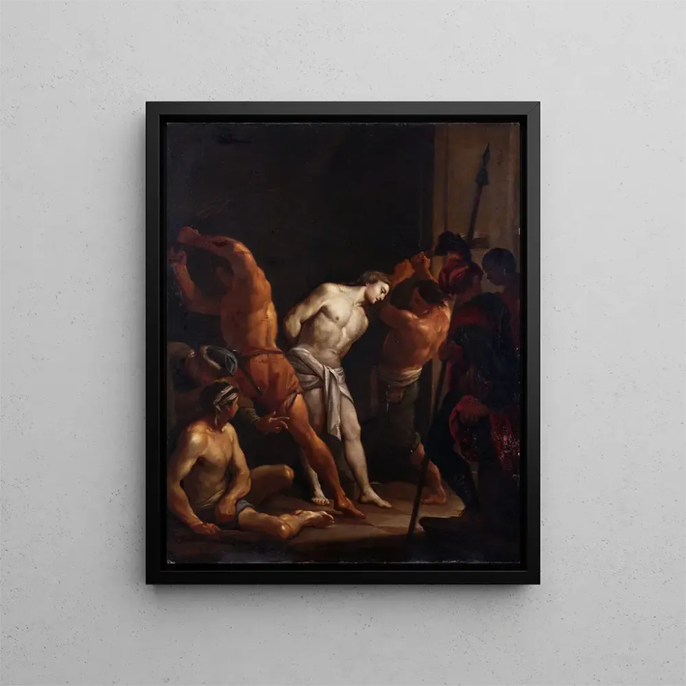 Maalaus La Flagellation du Christ - Après Francesco Trevisani | Taidetuloste