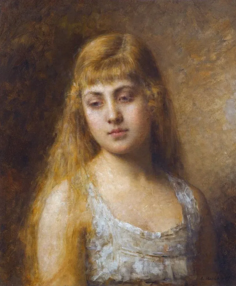 Maalaus Félia Litvinne - Alexei Harlamoff | Taidetuloste