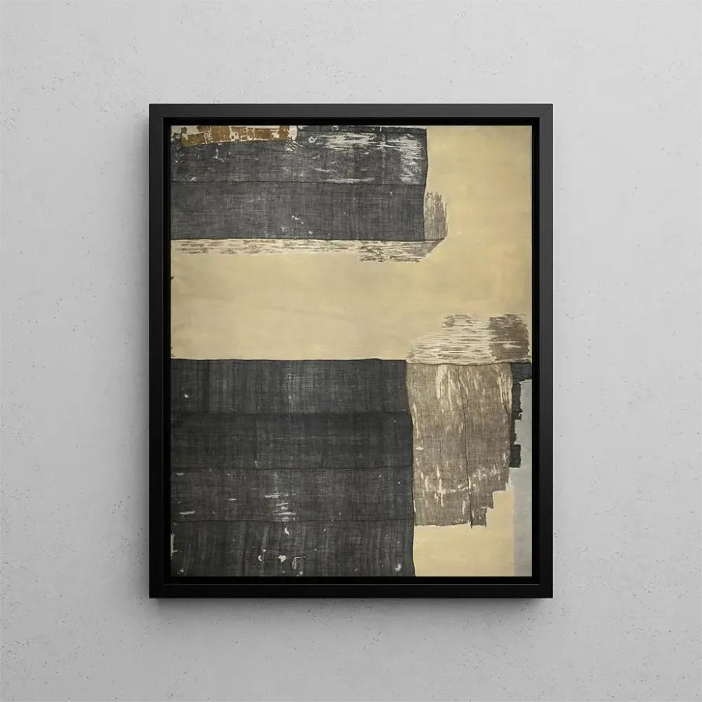 Maalaus Fragment d'un drapeau de navire - Anonyme | Taidetuloste
