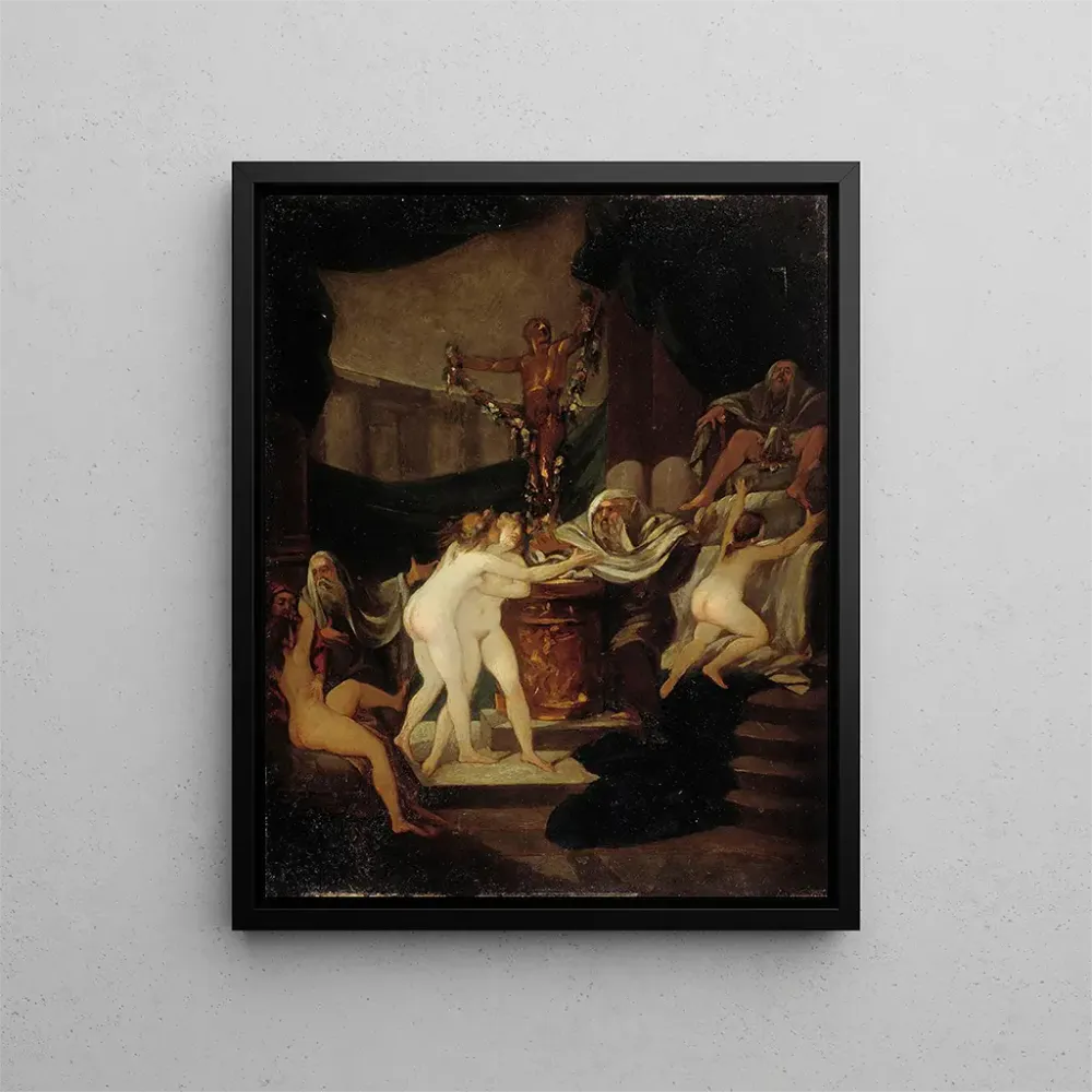 Maalaus La Fête de Bacchus - Alexandre-Évariste Fragonard | Taidetuloste