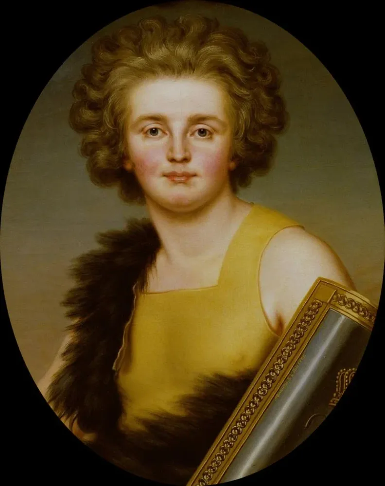 Maalaus Gustaf Mauritz Armfelt en robe de tournoi scythe - Adolf Ulrik Wertmüller | Taidetuloste