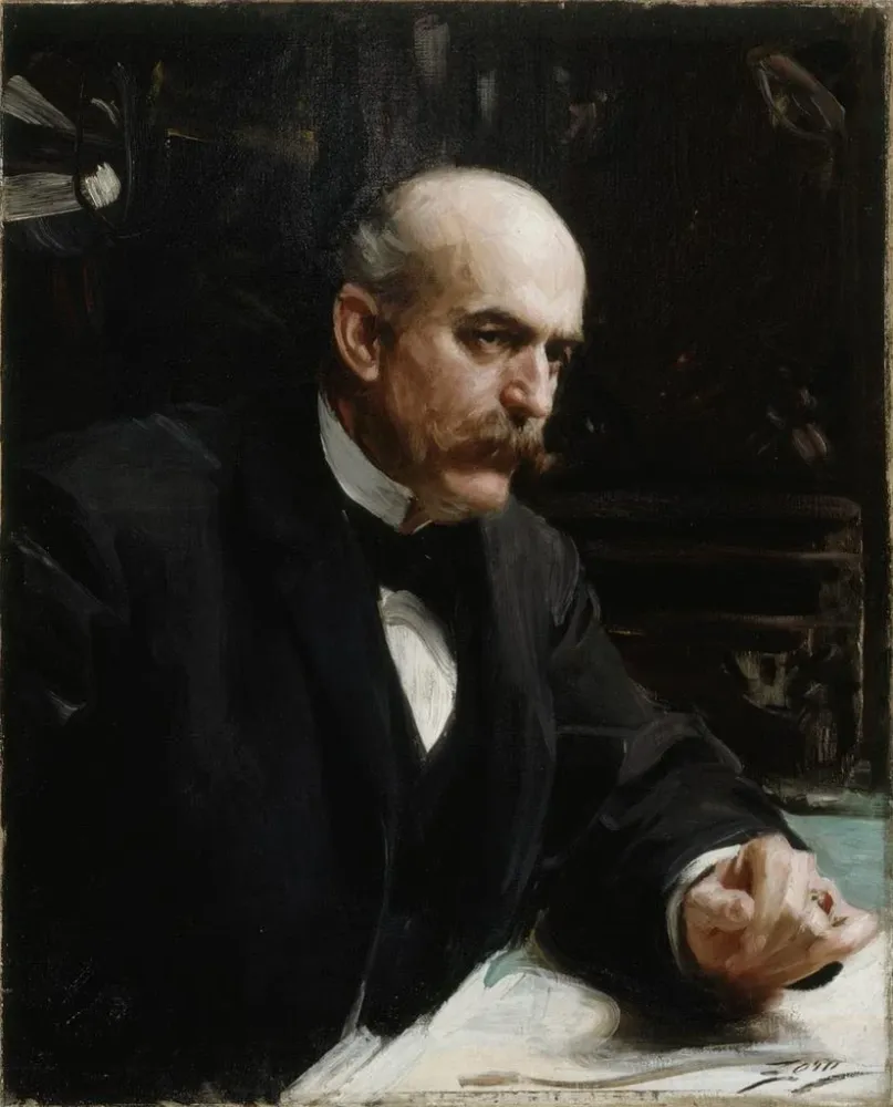 Maalaus Halsey Cooley Ives - Anders Zorn | Taidetuloste