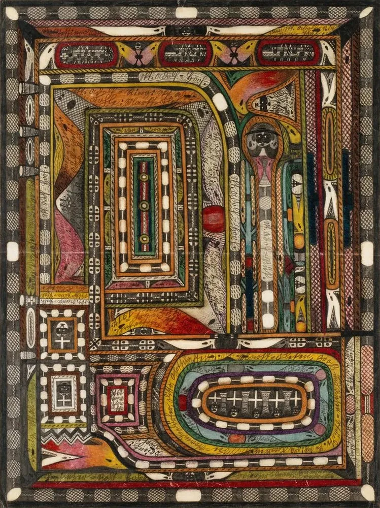 Maalaus HasliThal dans l'Oberland bernois - Adolf Wölfli | Taidetuloste