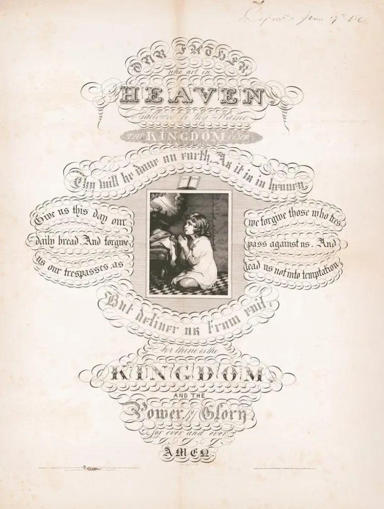 Maalaus Herran rukous - American Photo-Lithographic & Co.. | Taidetuloste