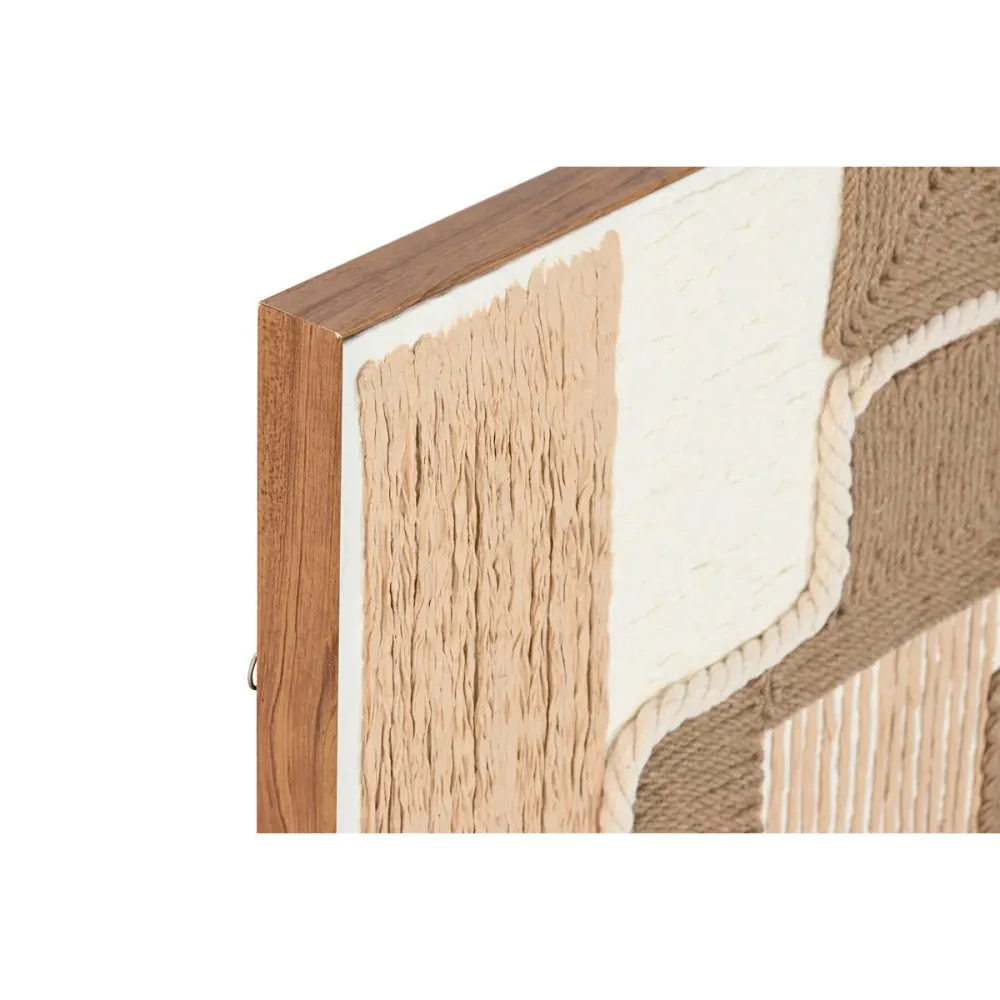 Maalaus Home ESPRIT Juutti Paperi 60 X 3,6 X 60 CM (2 osaa)