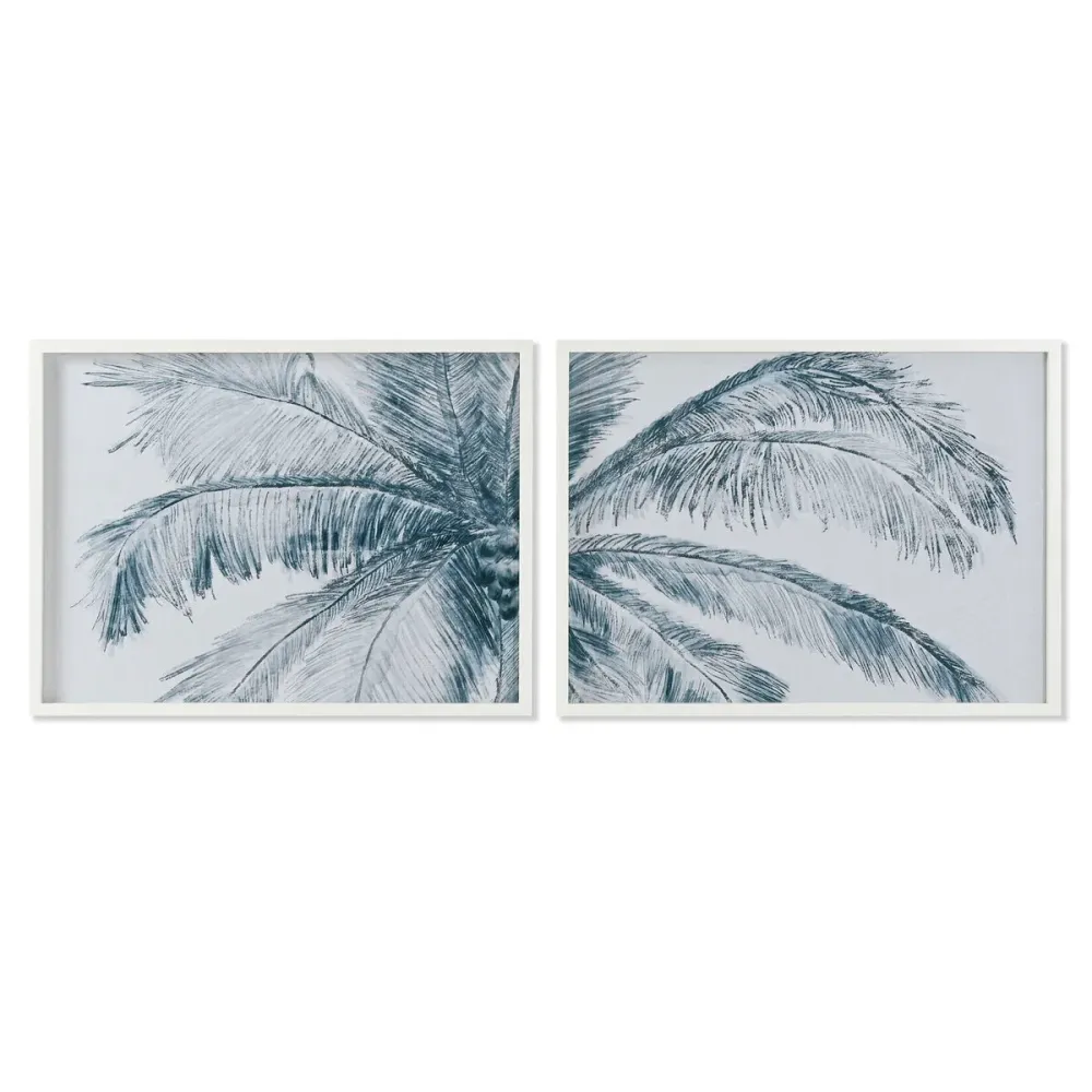 Maalaus Home ESPRIT Kristalli Kuusi 80 x 2 x 60 cm
