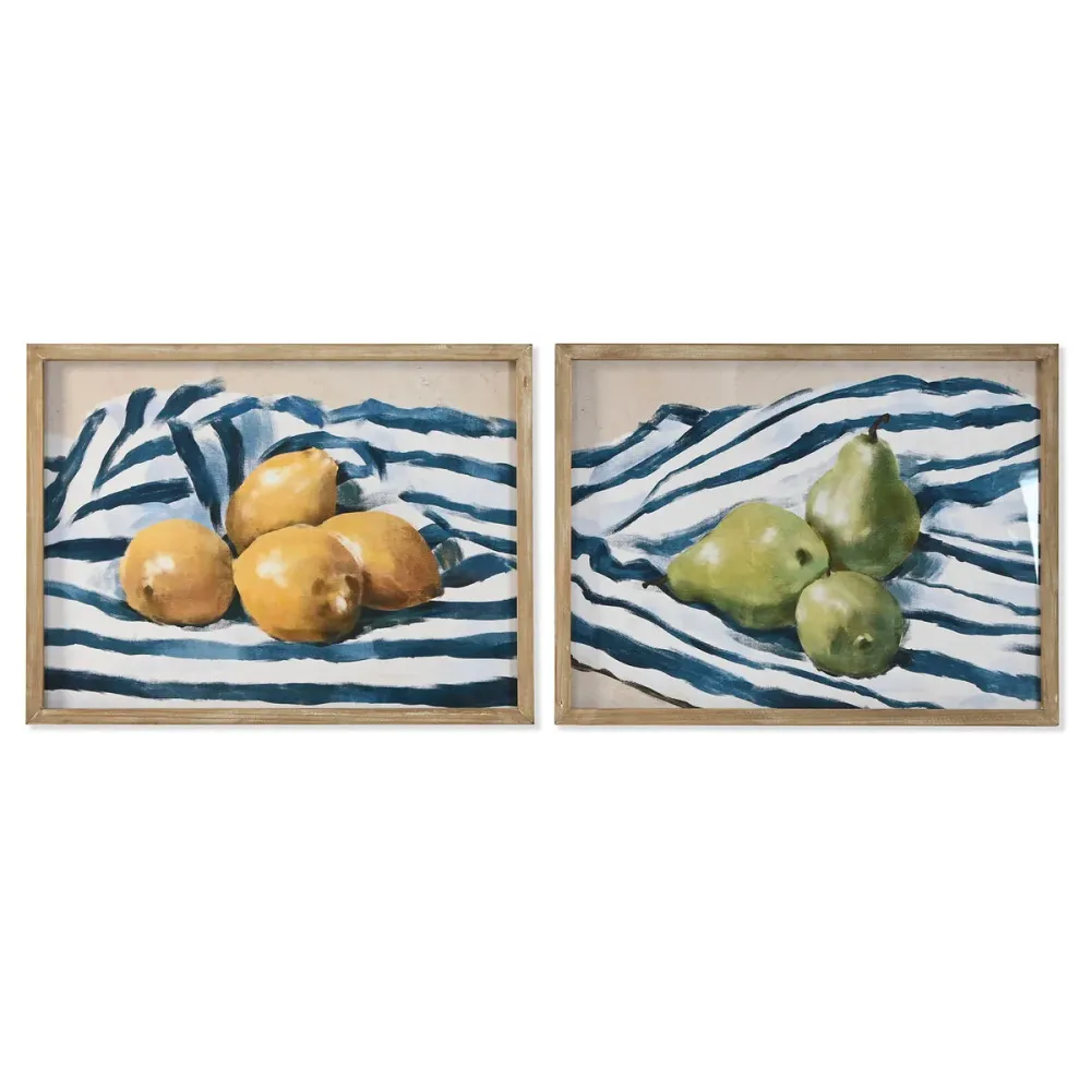 Maalaus Home ESPRIT Kristalli Kuusi 60 x 2,5 x 45 cm