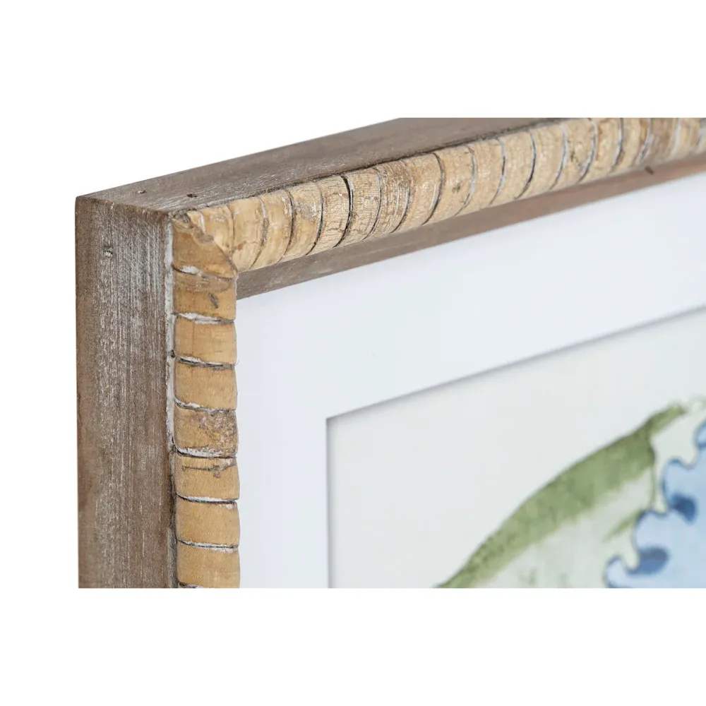 Maalaus Home ESPRIT Kristalli Kuusi 35 x 2,5 x 45 cm