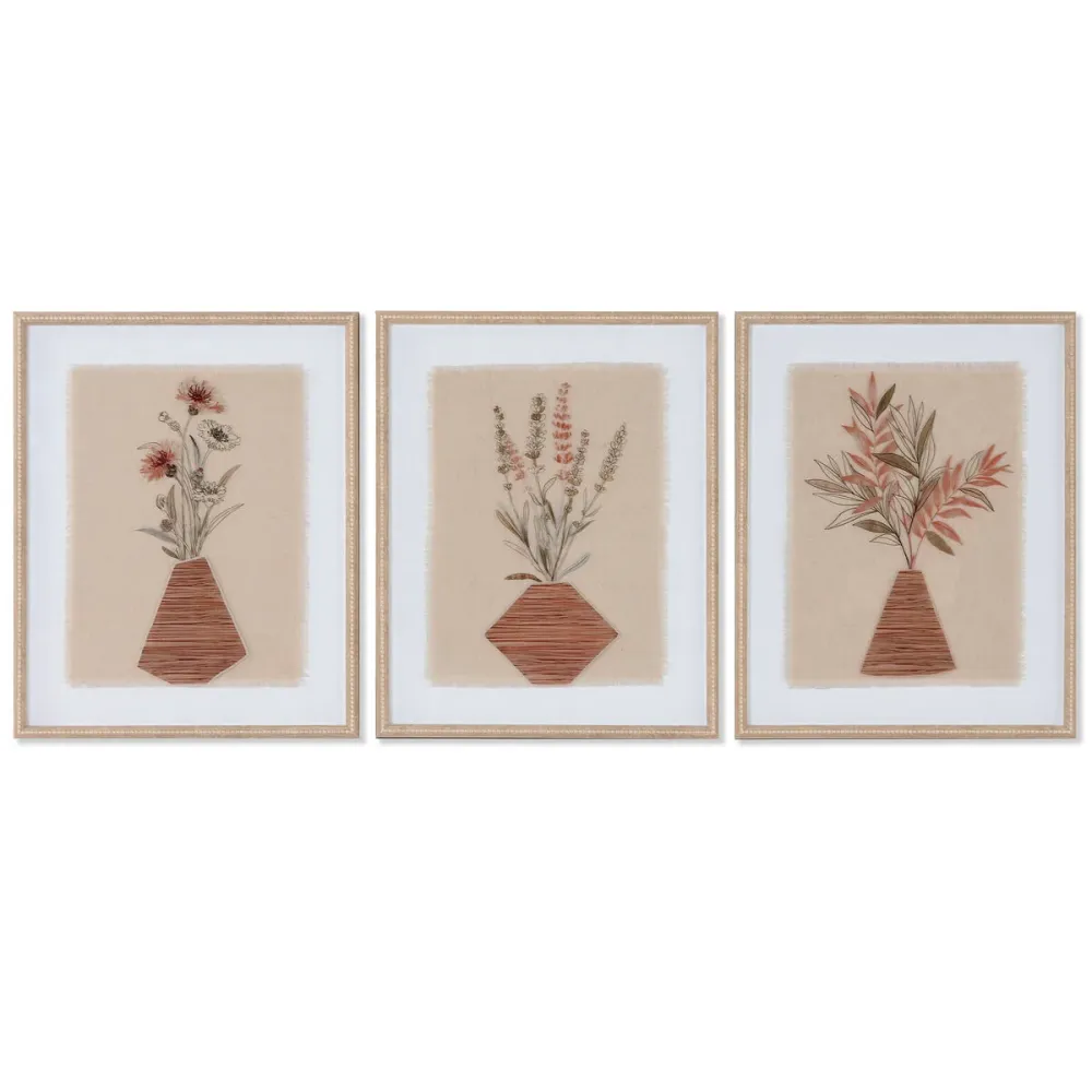 Maalaus Home ESPRIT Kristalli polystyreeni 42,5 x 3 x 52,5 cm 42,5 x 3 x 52 cm