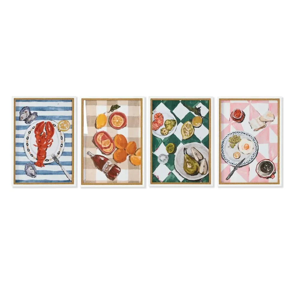 Maalaus Home ESPRIT Kristalli Puu MDF 50 x 2,5 x 70 cm