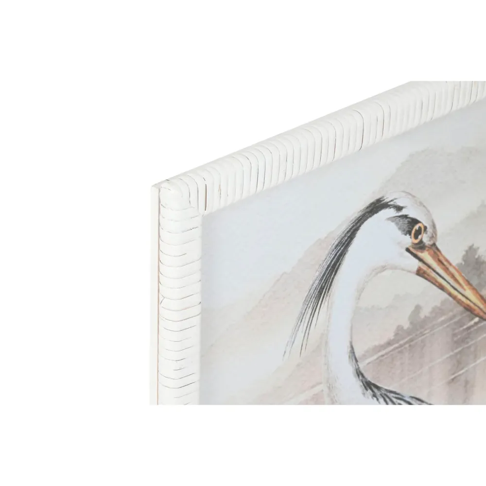 Maalaus Home ESPRIT Kristalli Rottinki 50 x 2,5 x 70 cm