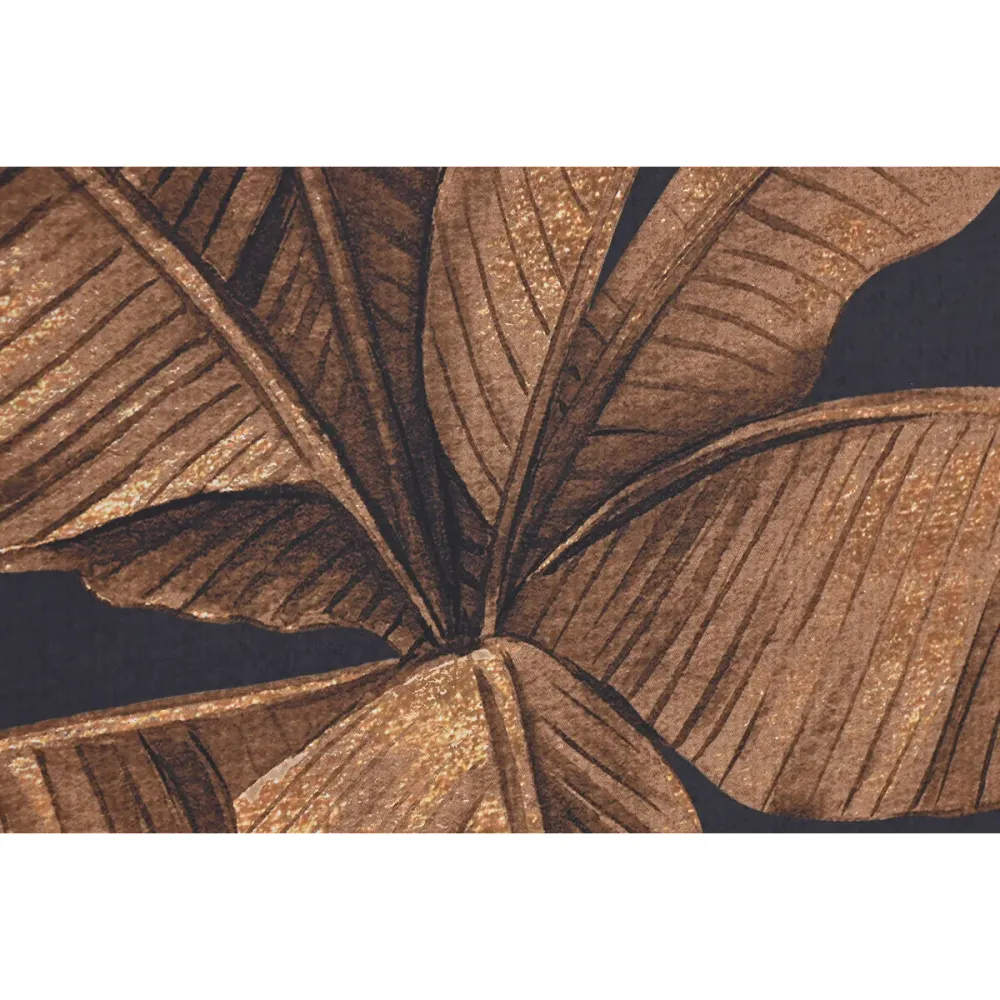 Maalaus Home ESPRIT Musta Kullattu Palmut Trooppinen 103 x 4,5 x 143 cm (2 osaa)