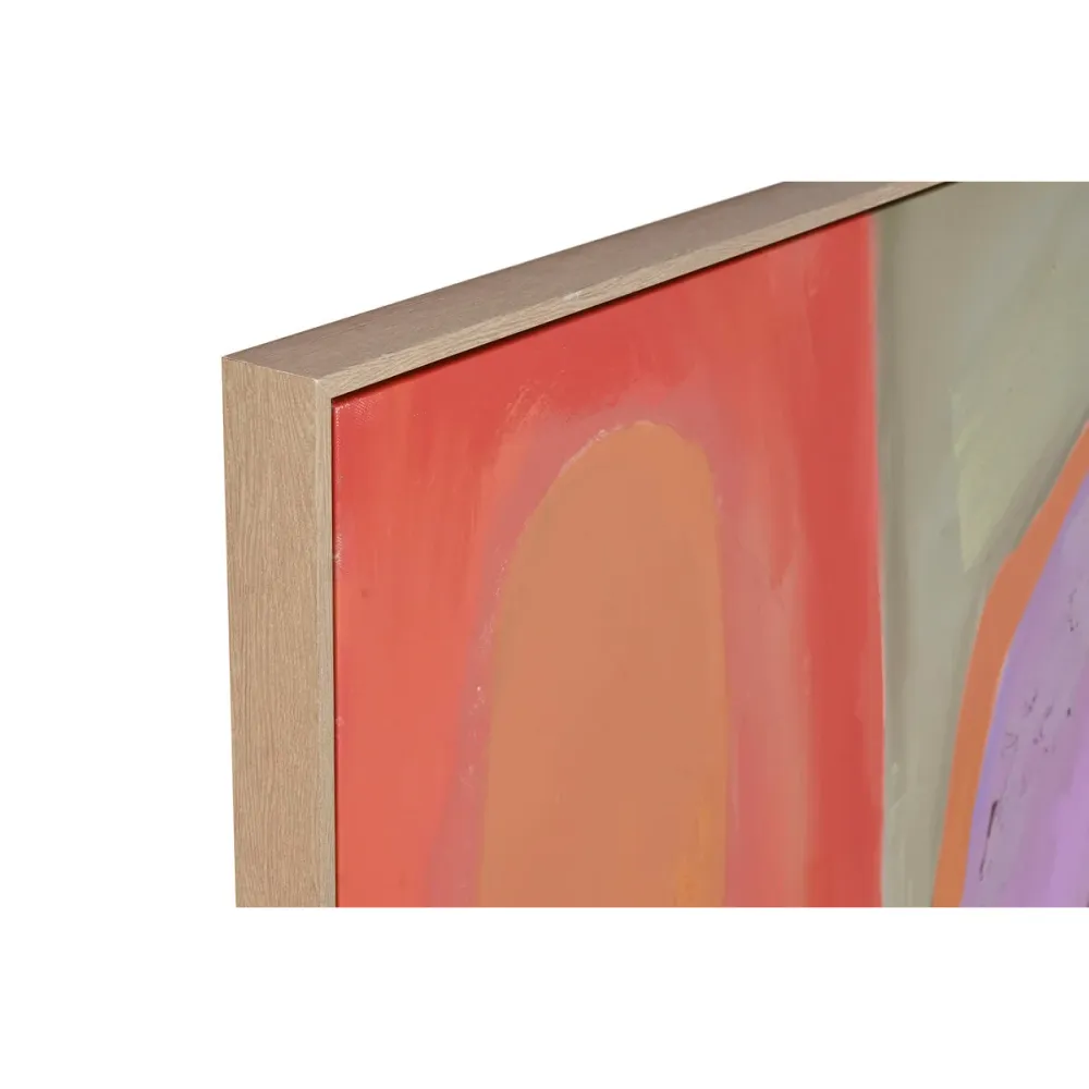 Maalaus Home ESPRIT Oranssi Moderni Kaupunki 100 x 4 x 140 cm (2 osaa)
