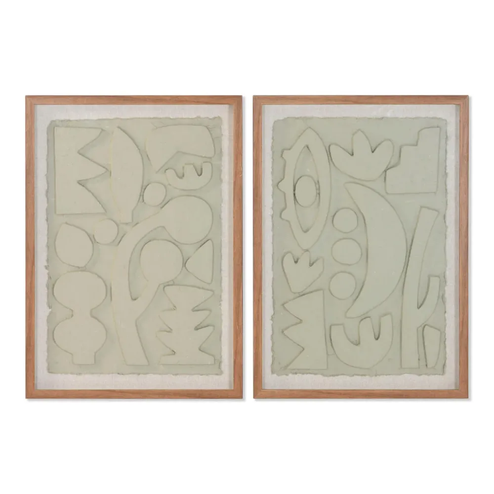 Maalaus Home ESPRIT Paperi Kristalli 50 x 3 x 70 cm